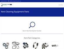 Tablet Screenshot of kent-parts.com